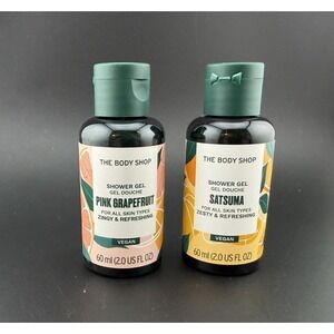 The Body Shop 2 Pack 2.0 oz Shower Gel Pink Grapefruit & Satsuma